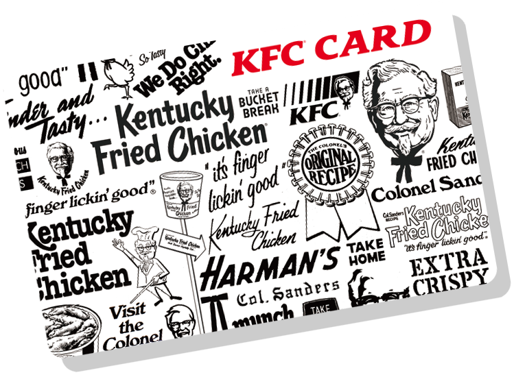 KFCプリペイドカードイメージ